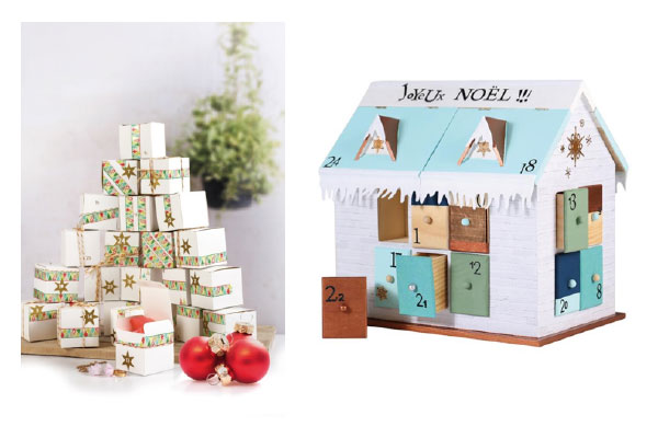 Kit Décoration Noël : village en papier à monter soi-même